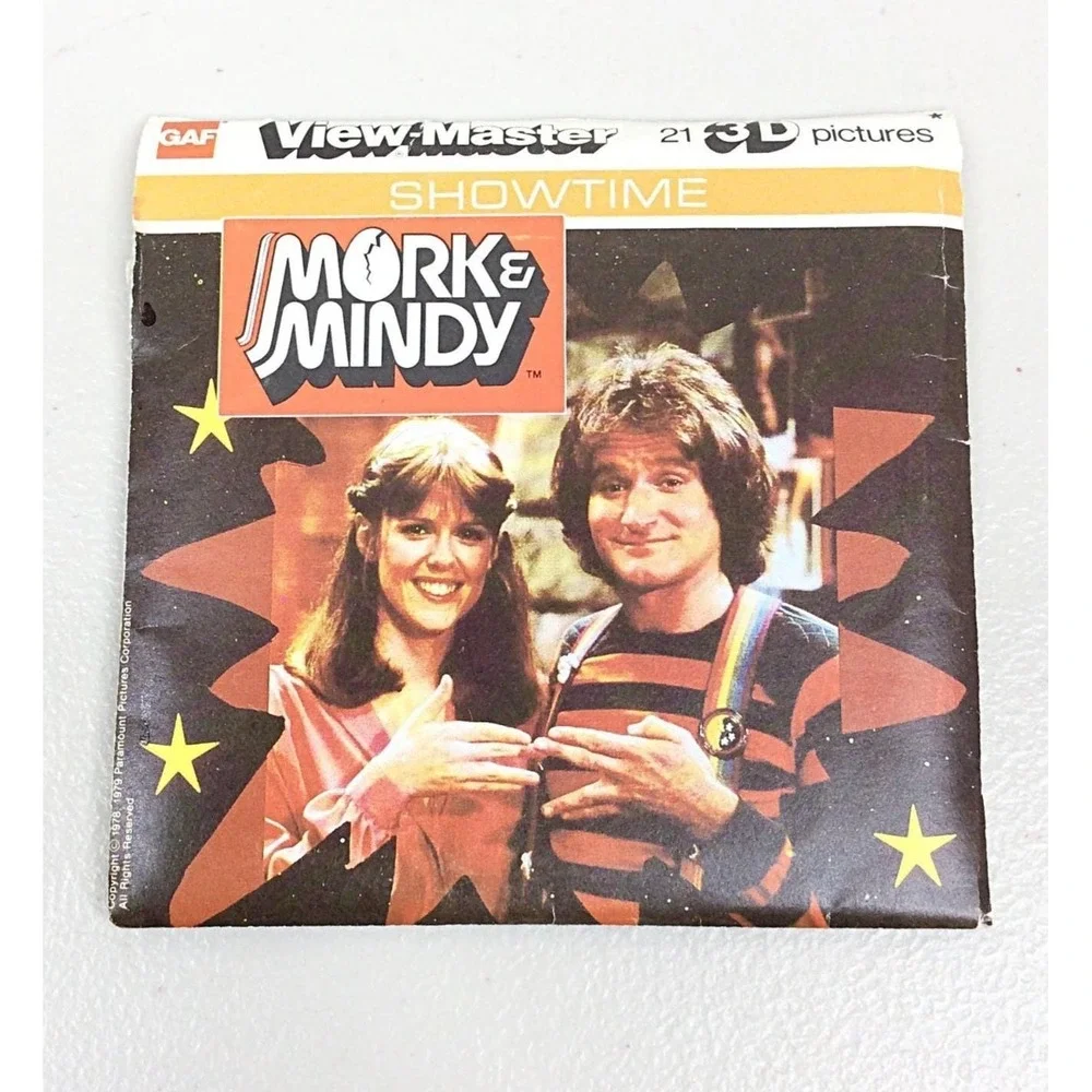 Vintage 1979 GAF View Master Mork & Mindy 3 Reel Set K67